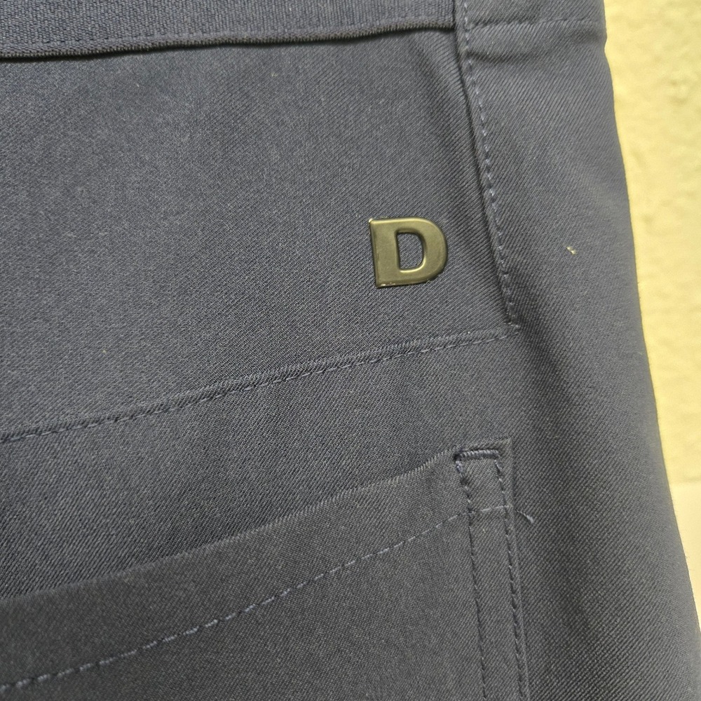 Dunning Women's Navy Blue Golf Pants Slim Straight Stretch Size S Preppy Active - Picture 10 of 12